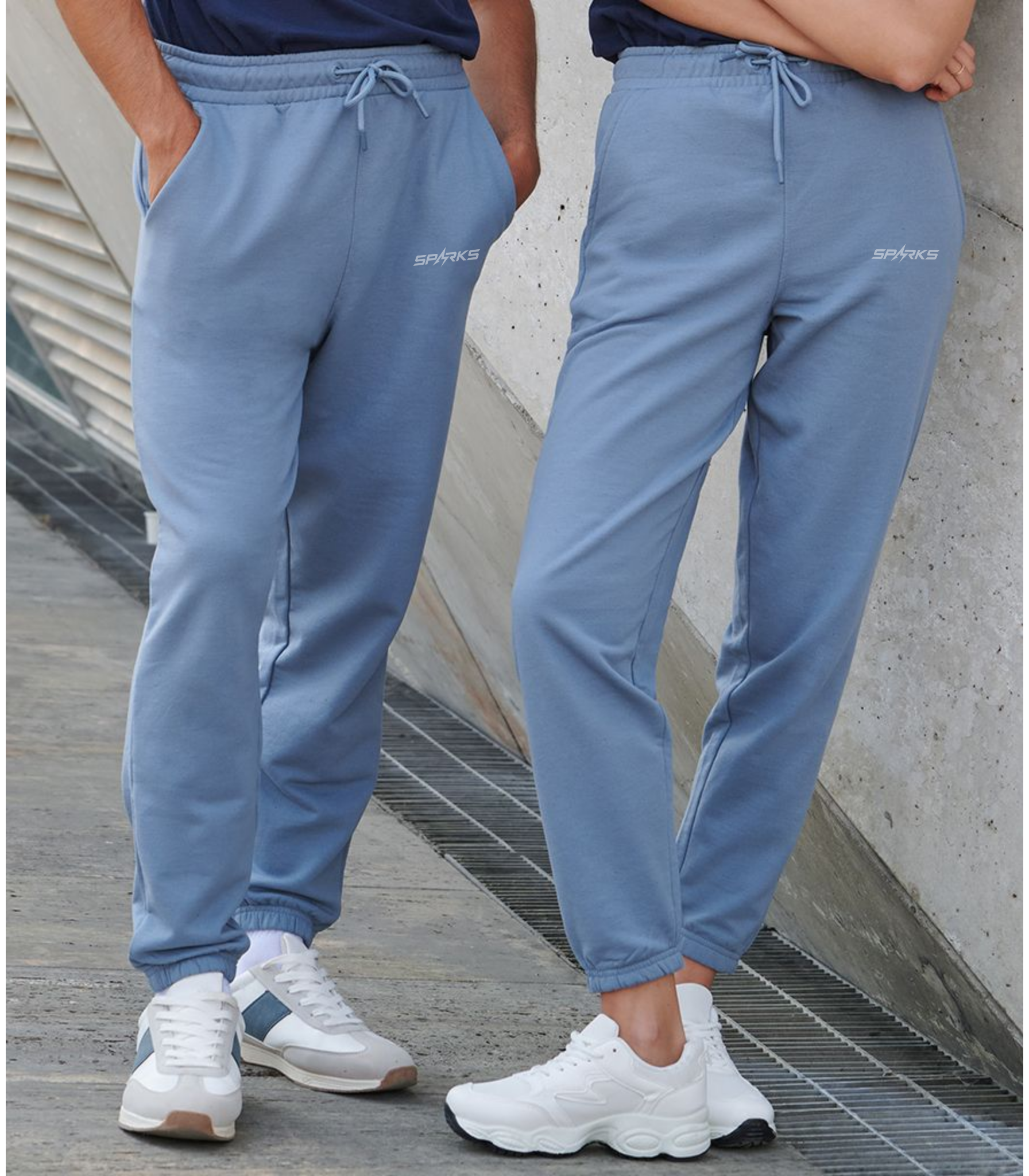 Unisex sustainable fashion cuffed joggers