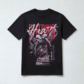 Y2K Grunge Statue Streetwear T-Shirt — Black