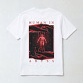 "Human in Abyss" Surreal Astronaut Graphic Tee