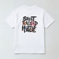 Urban Typography Streetwear T-Shirt — White