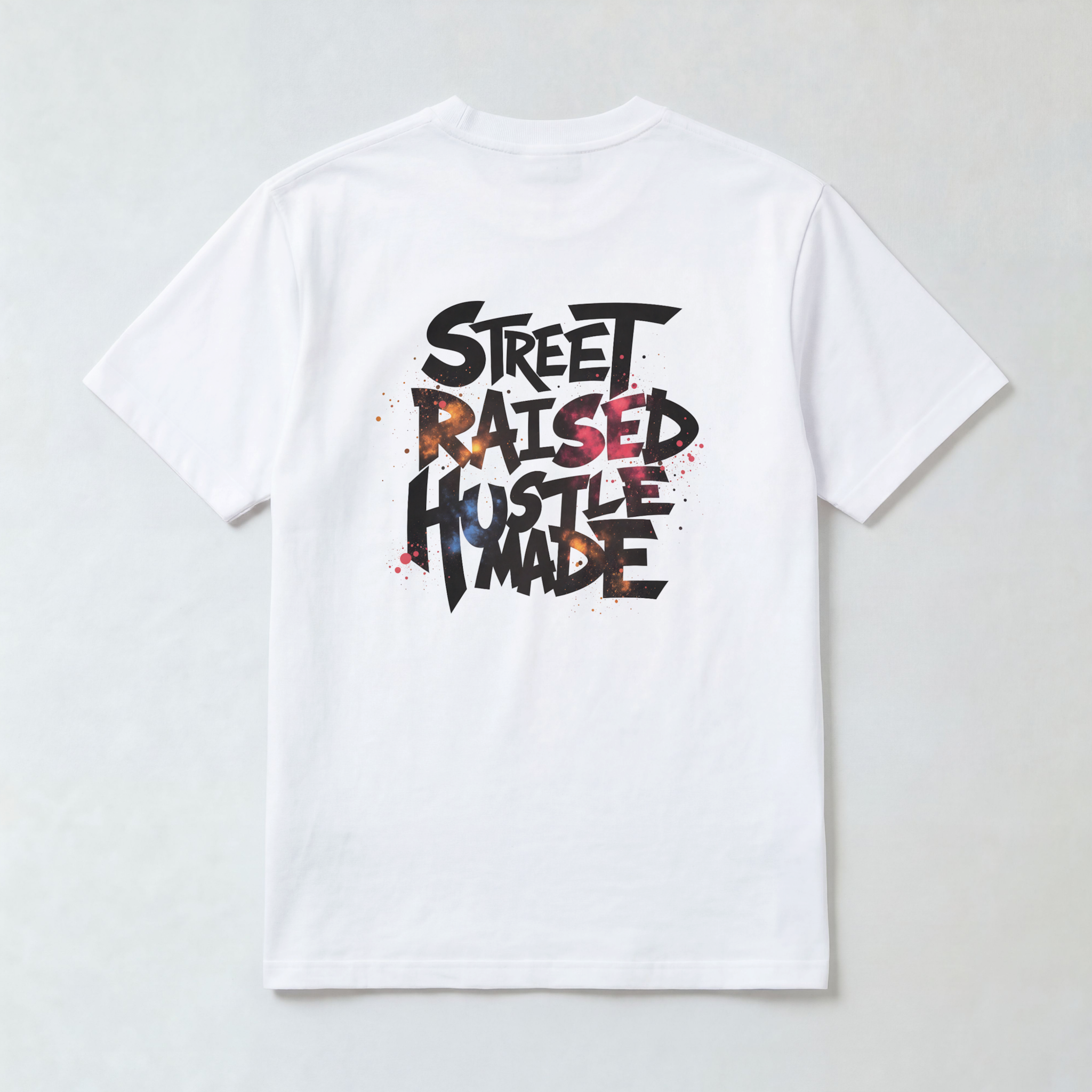 Urban Typography Streetwear T-Shirt — White