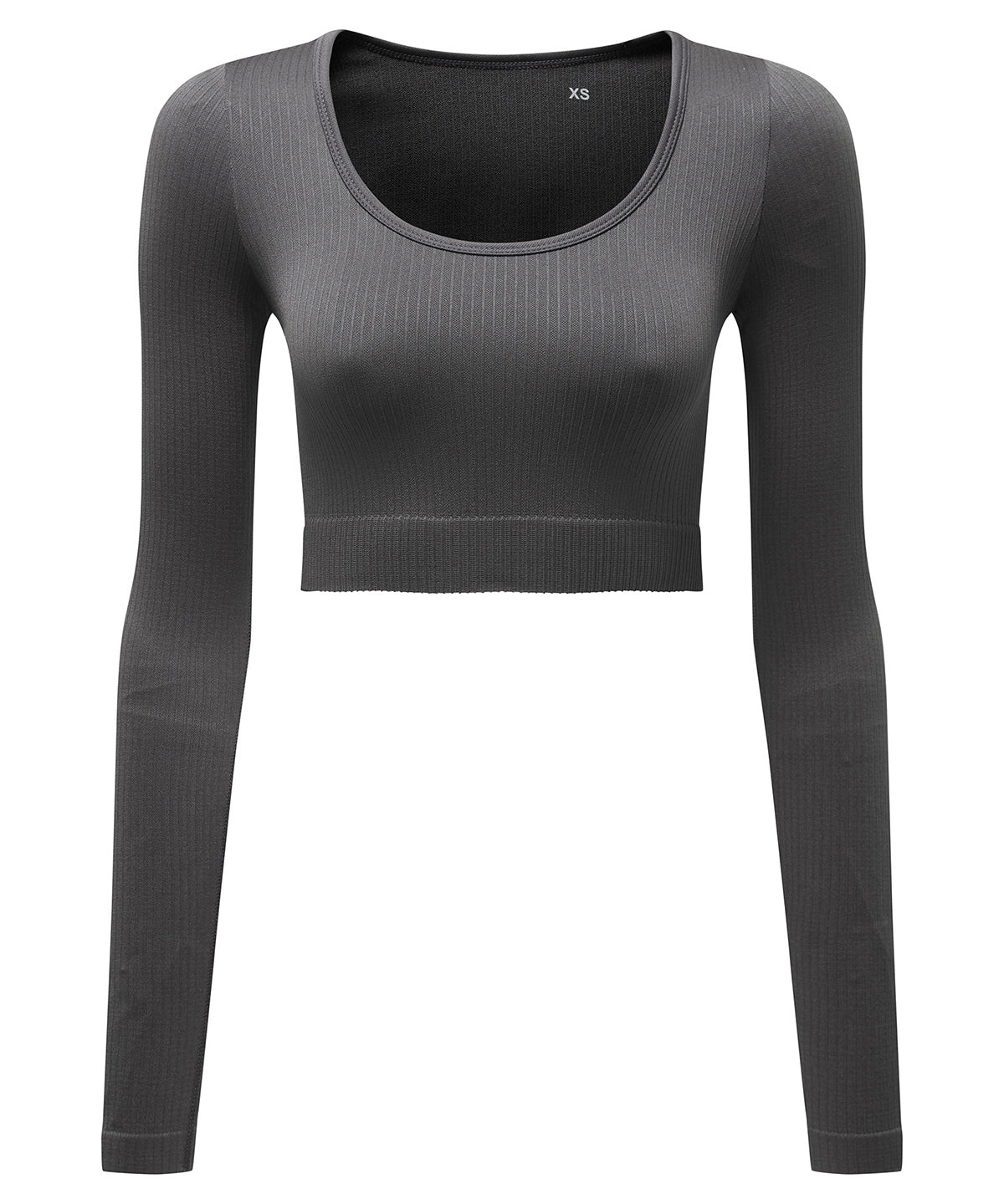 Ribbed Seamless '3D Fit' cycle '3D Fit' crop top