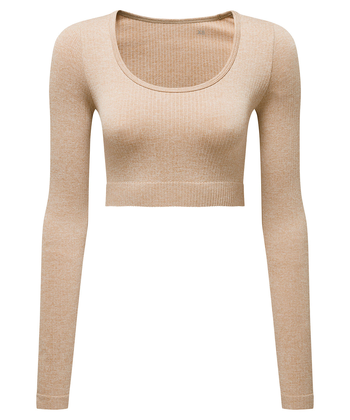 Ribbed Seamless '3D Fit' cycle '3D Fit' crop top