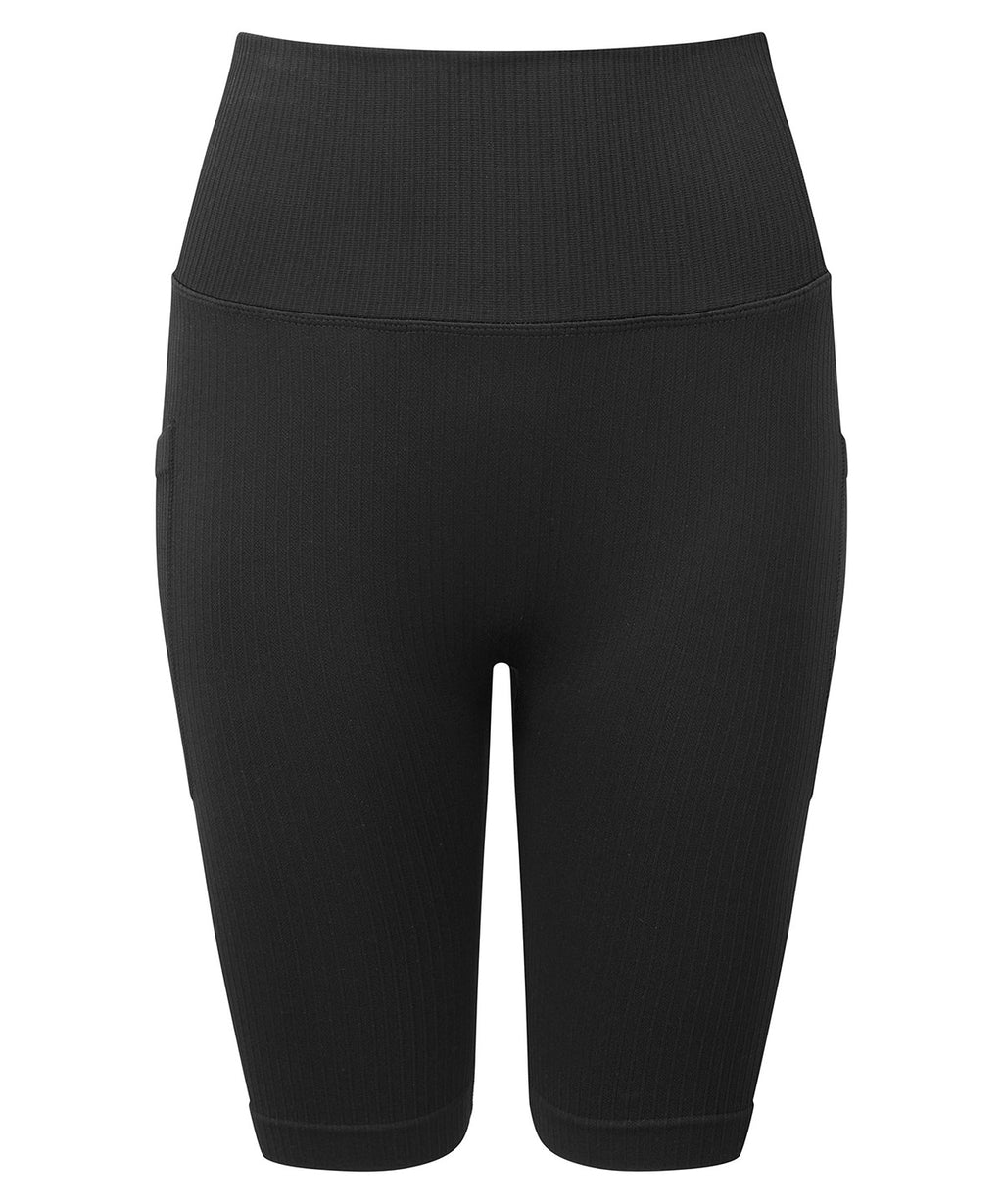 Ribbed Seamless '3D Fit' cycle shorts