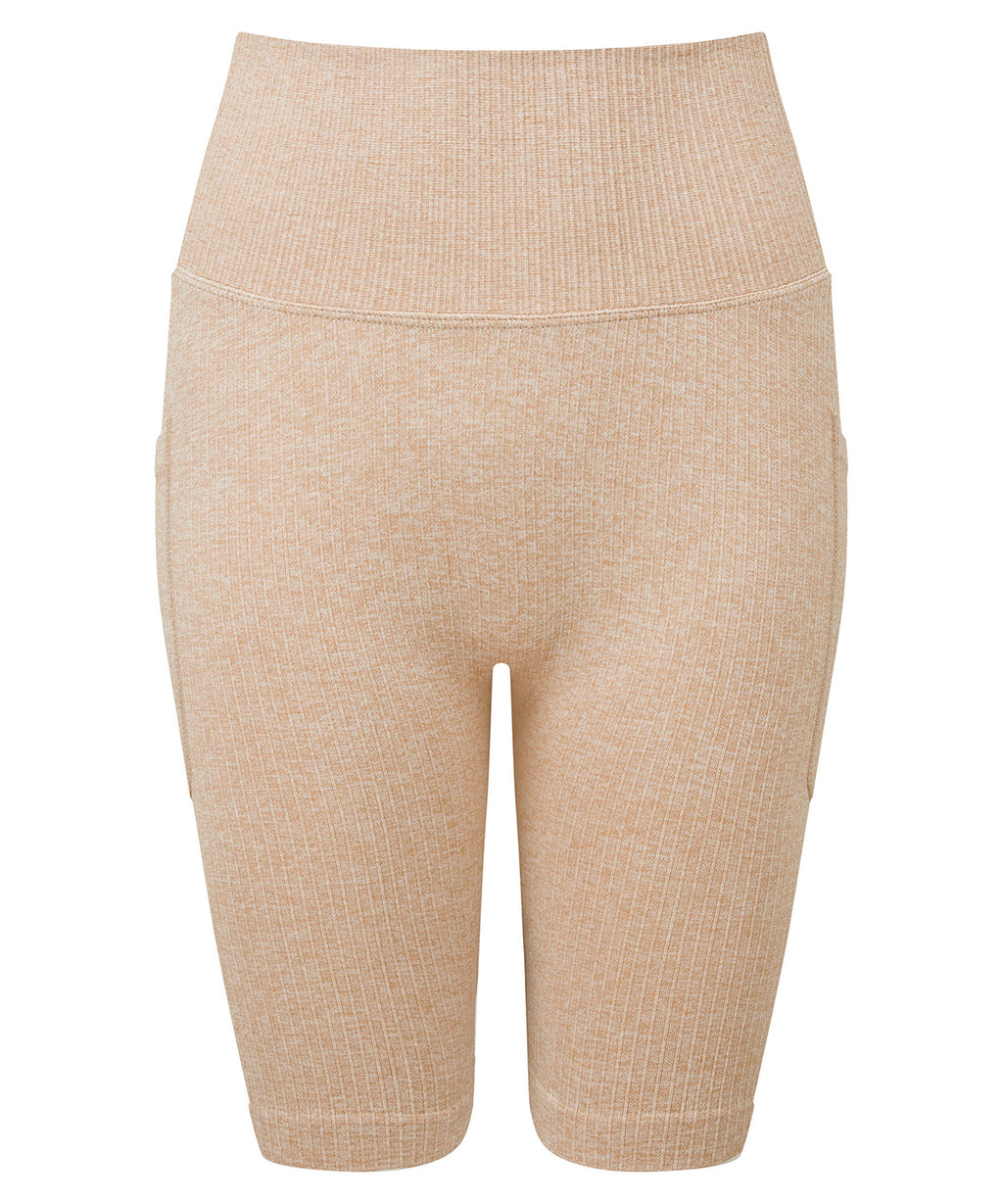 Ribbed Seamless '3D Fit' cycle shorts